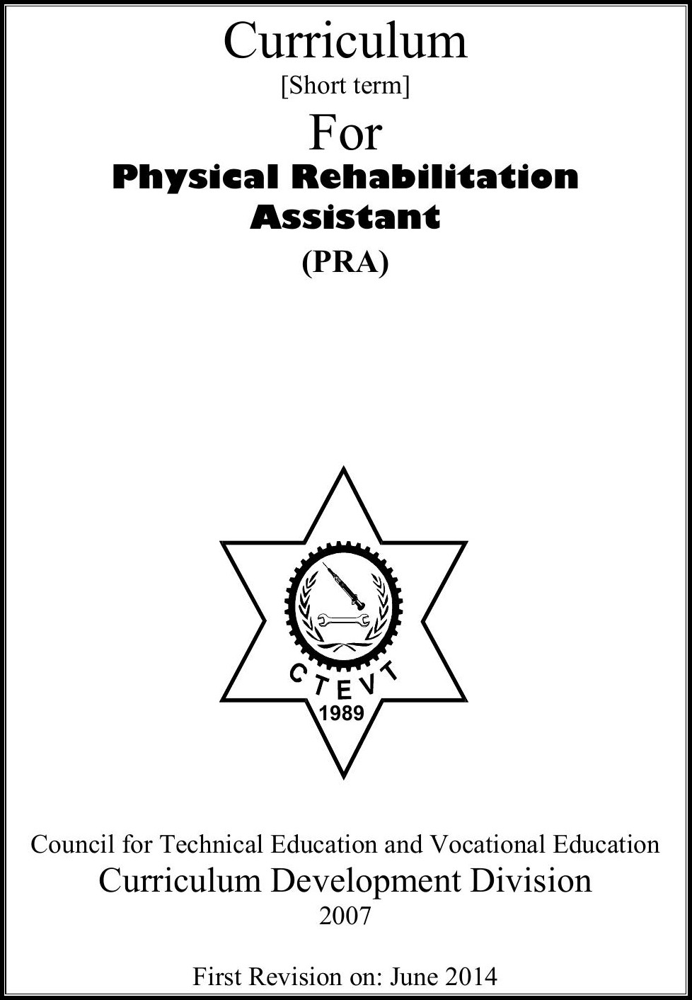 Physical Rehabilitation Assistant, 2014